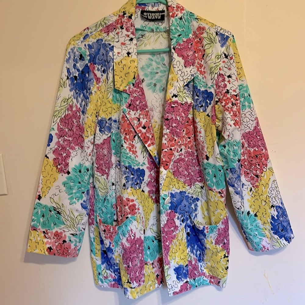 Vintage 1980’s Floral Blazer